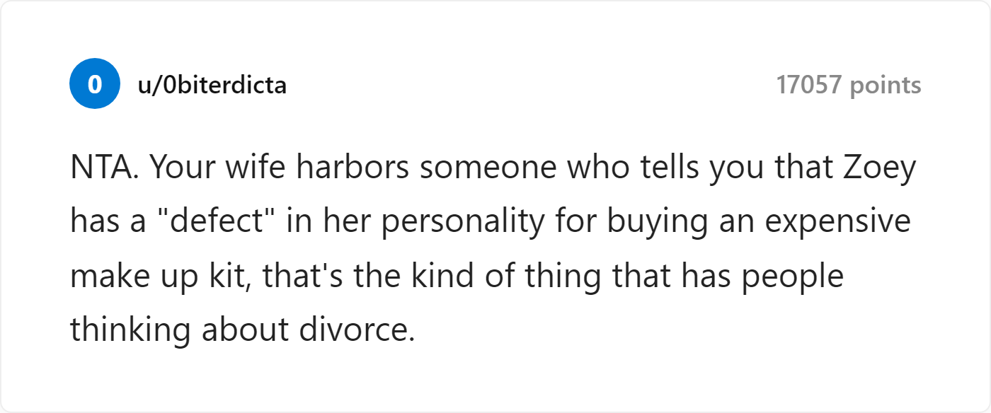 Reddit Comment