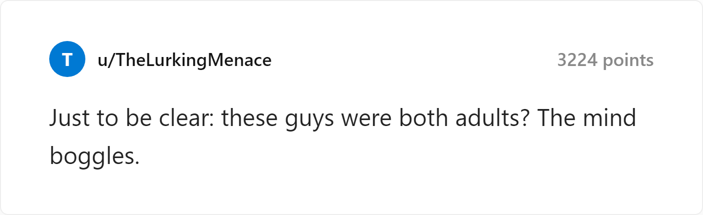 Reddit Comment