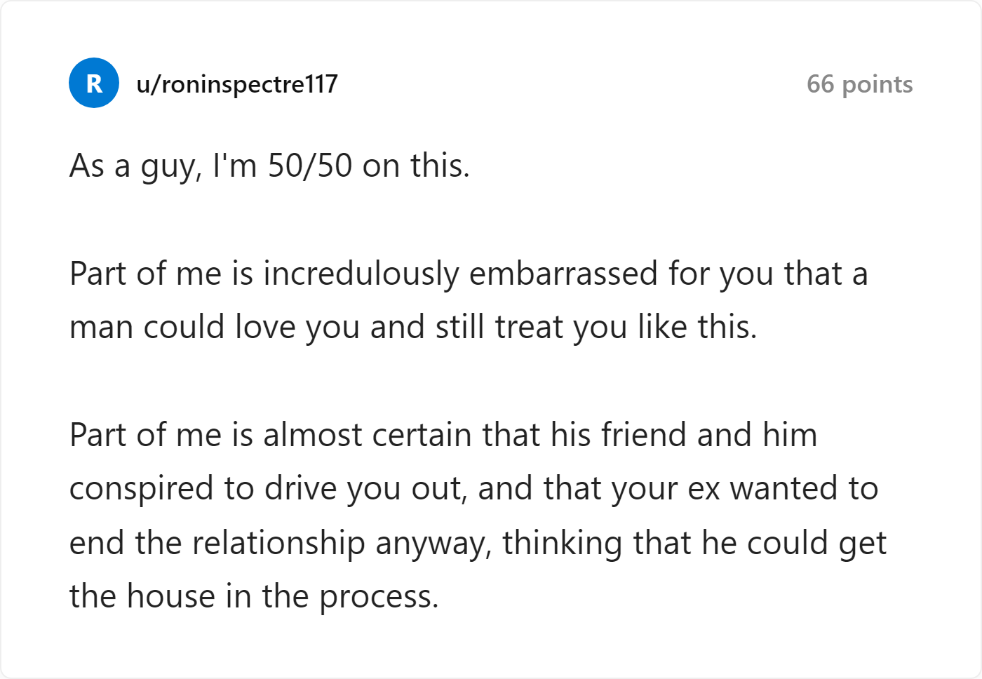 Reddit Comment