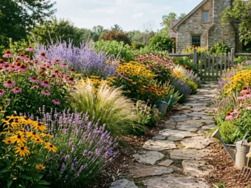 flower garden ideas for full sun