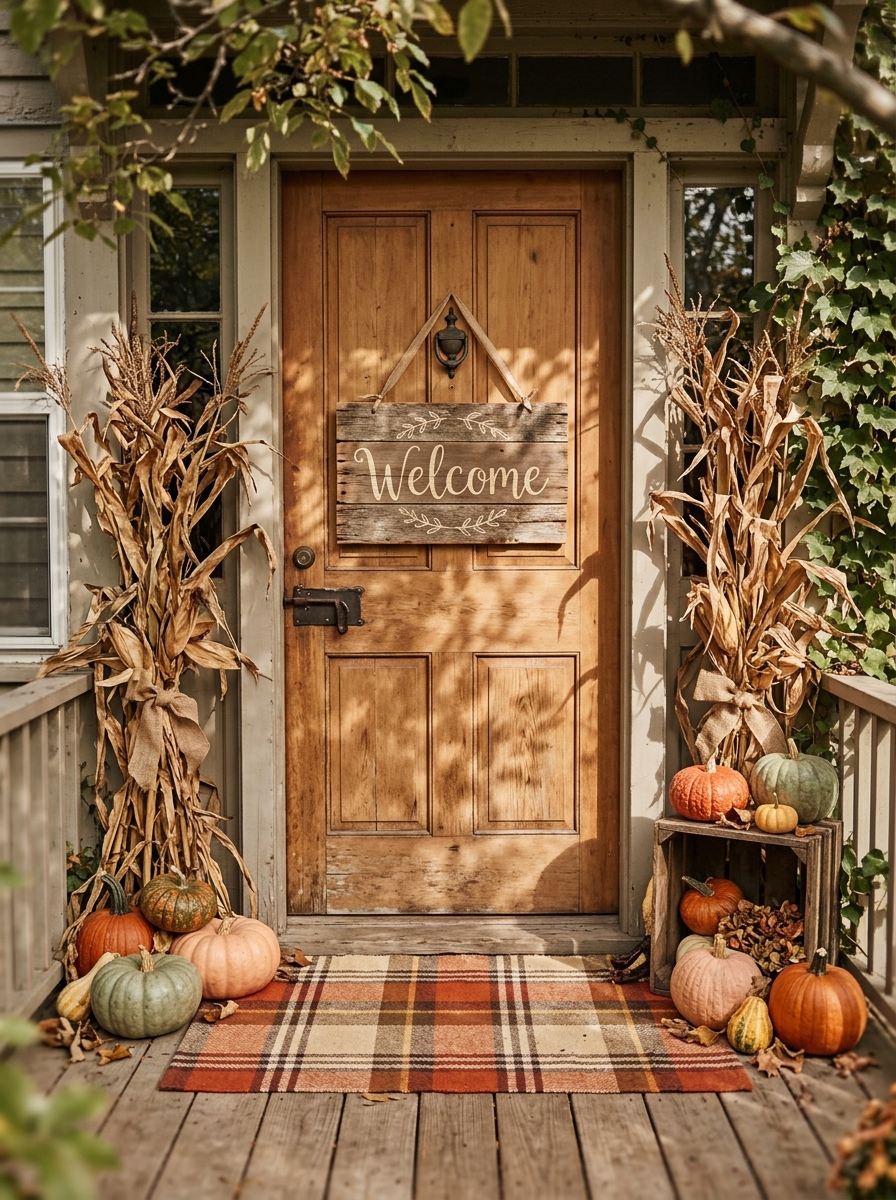 Charming DIY Door Decor
