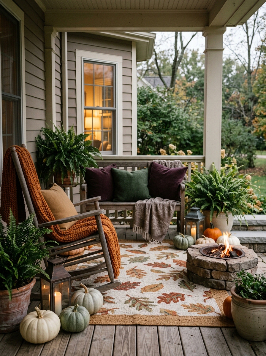 Cozy Seating for Cool Evenings