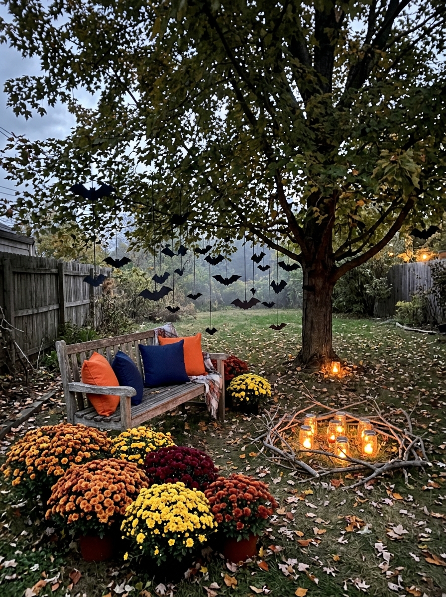 Eerie Hanging Bats