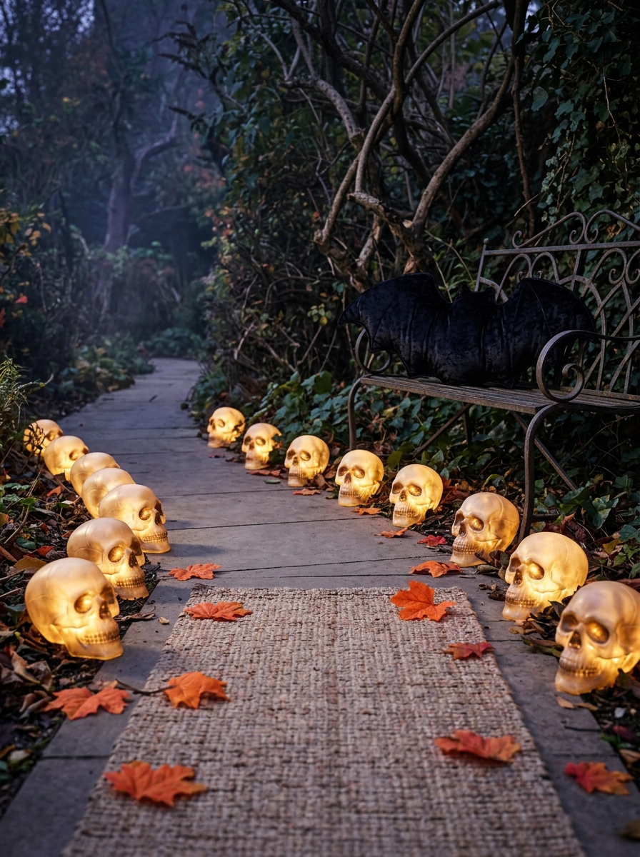 Skull-Lined Walkway