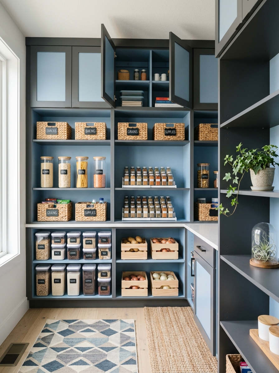 Clutter-Capitalizing Cabinets