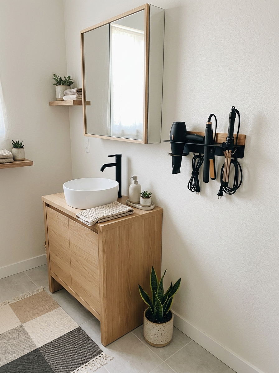 Mounted Hair Tool Holder