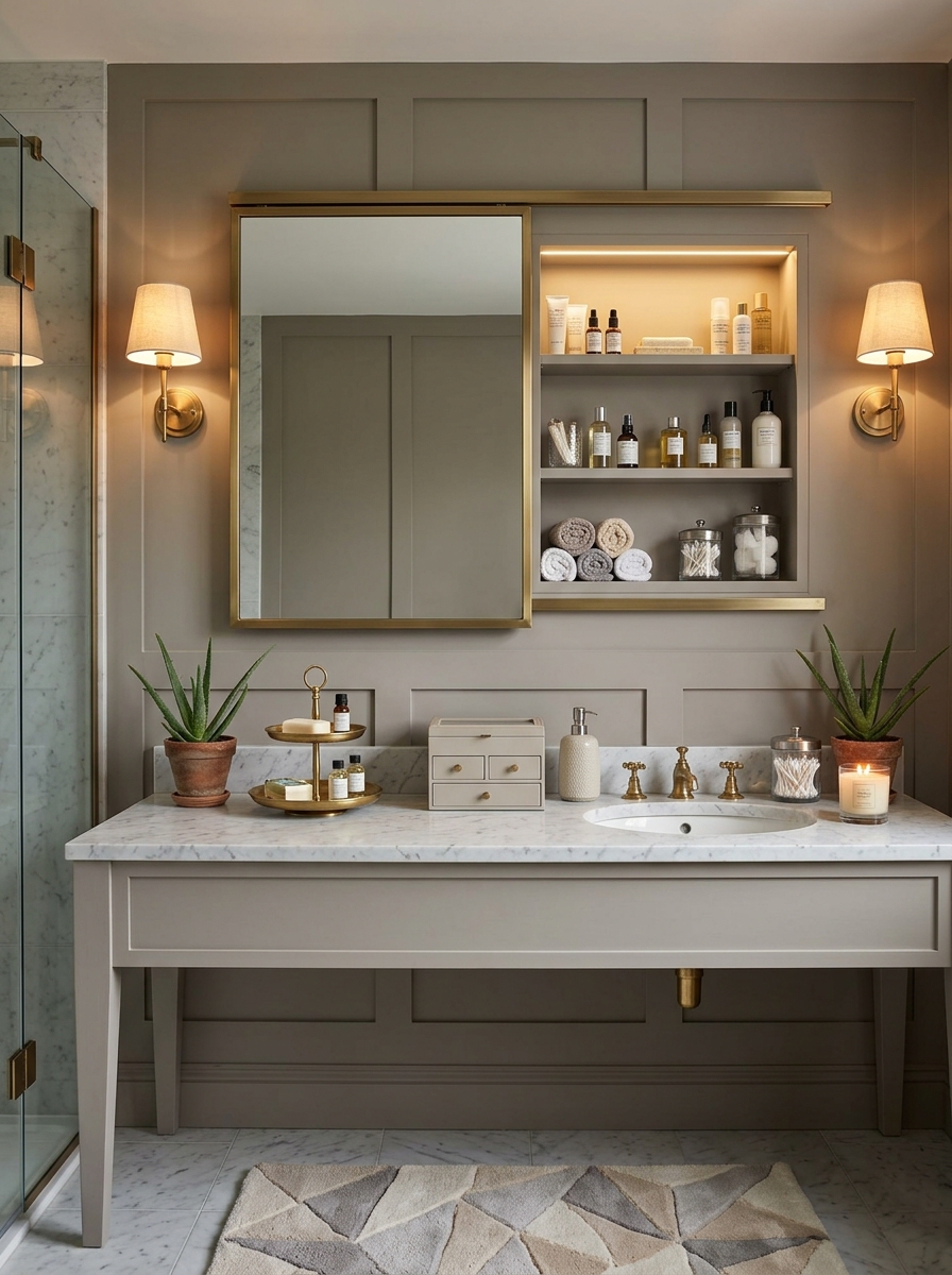 Hidden Cabinet Storage