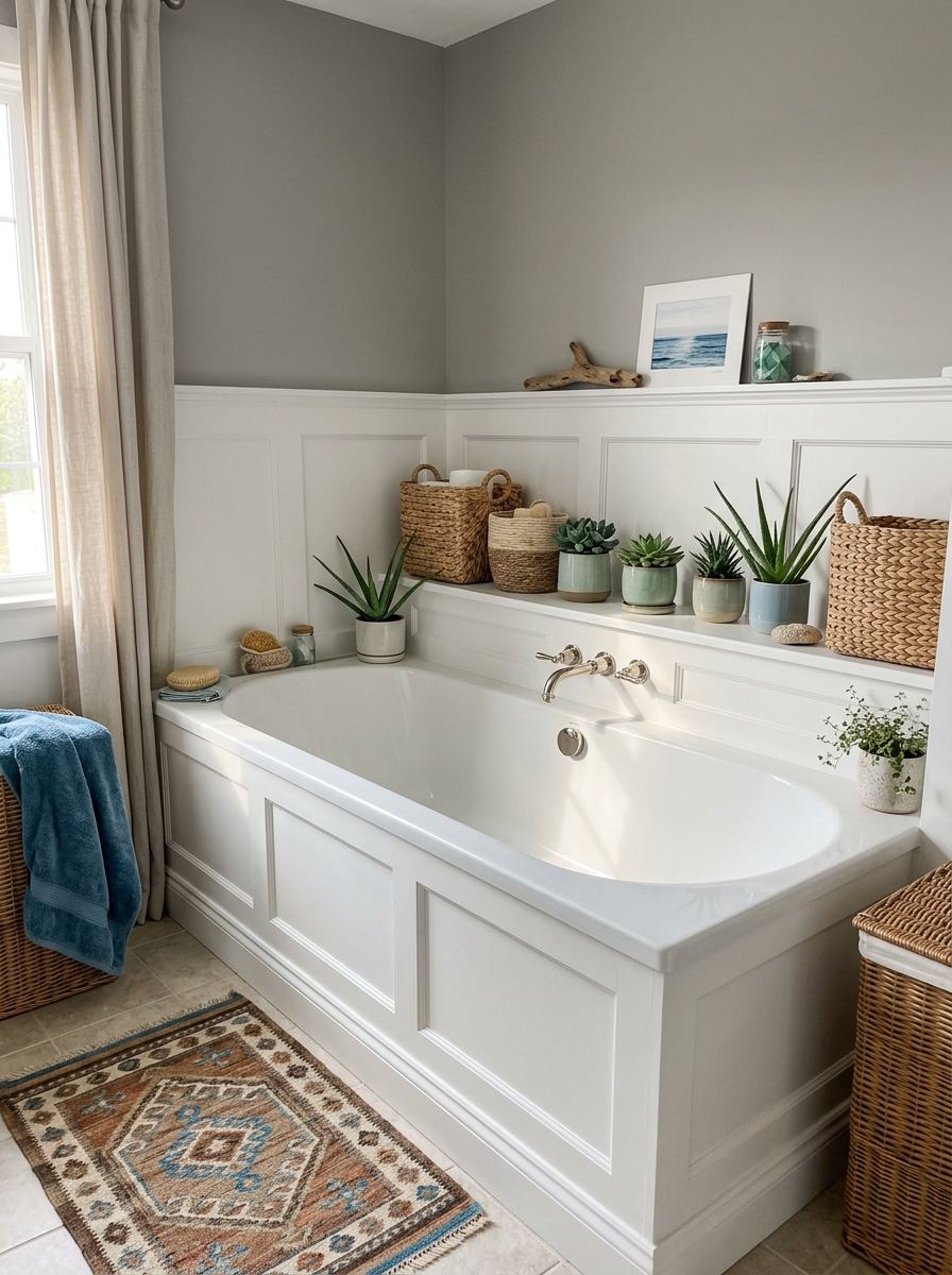 Ledge Over Bathtub