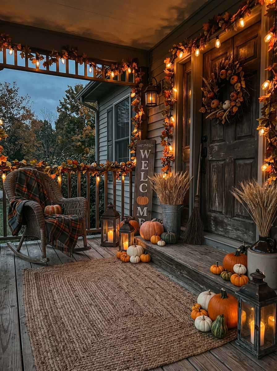Whimsical Porch Welcome