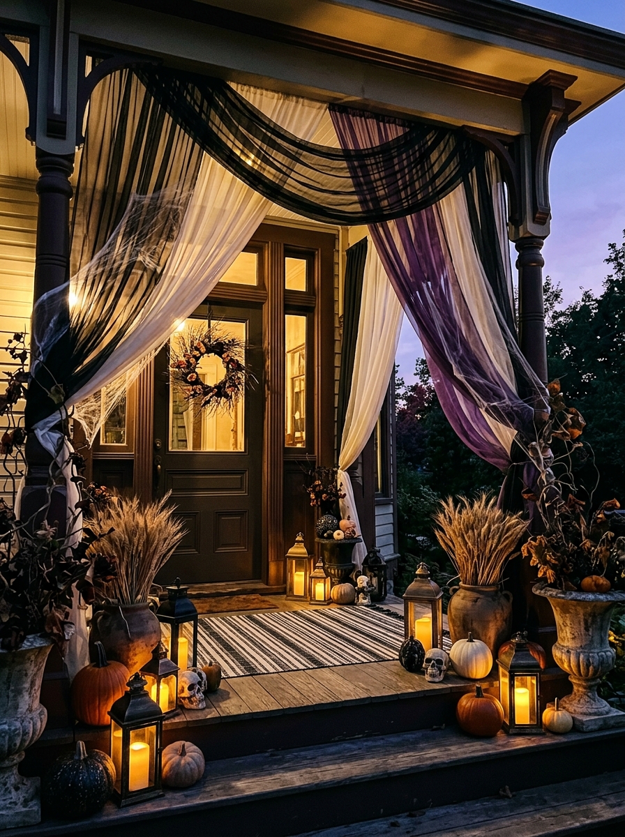 Ethereal Entryway Drapery