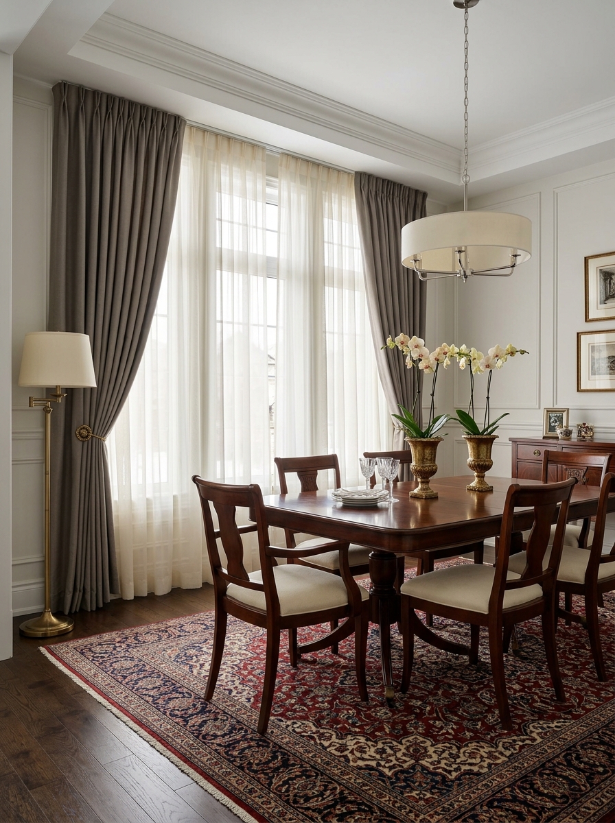 Layered Curtains for Versatile Style