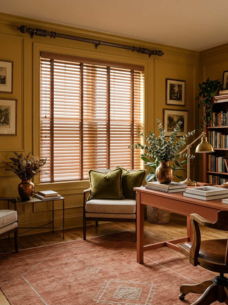 Wooden Venetian Blinds for Classic Allure