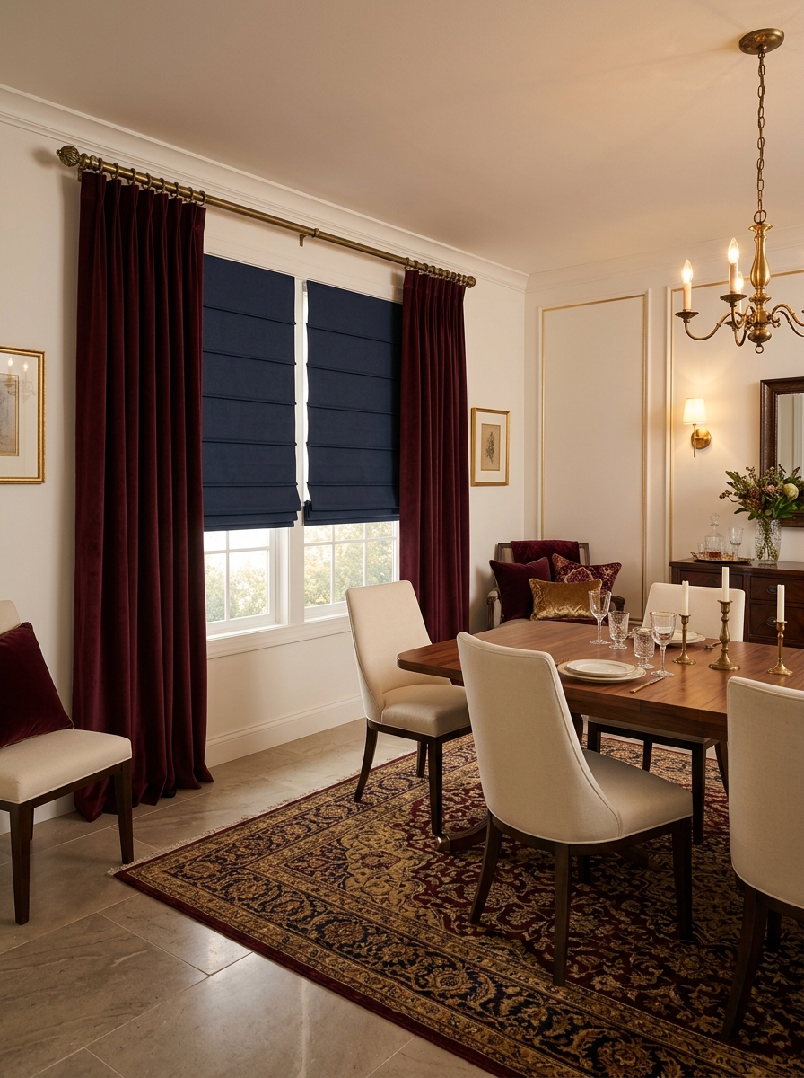 Roman Shades for a Clean, Tailored Look