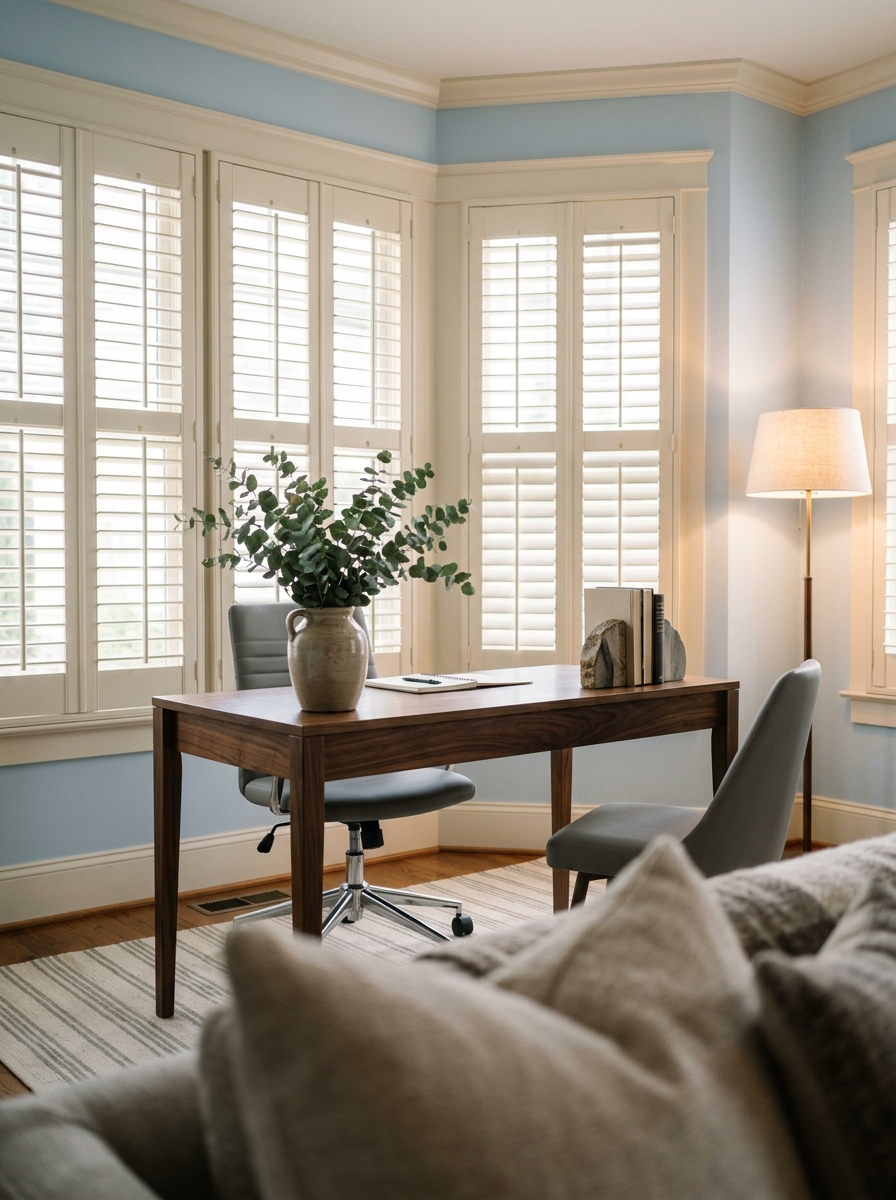 Shutters for Timeless Warmth and Privacy