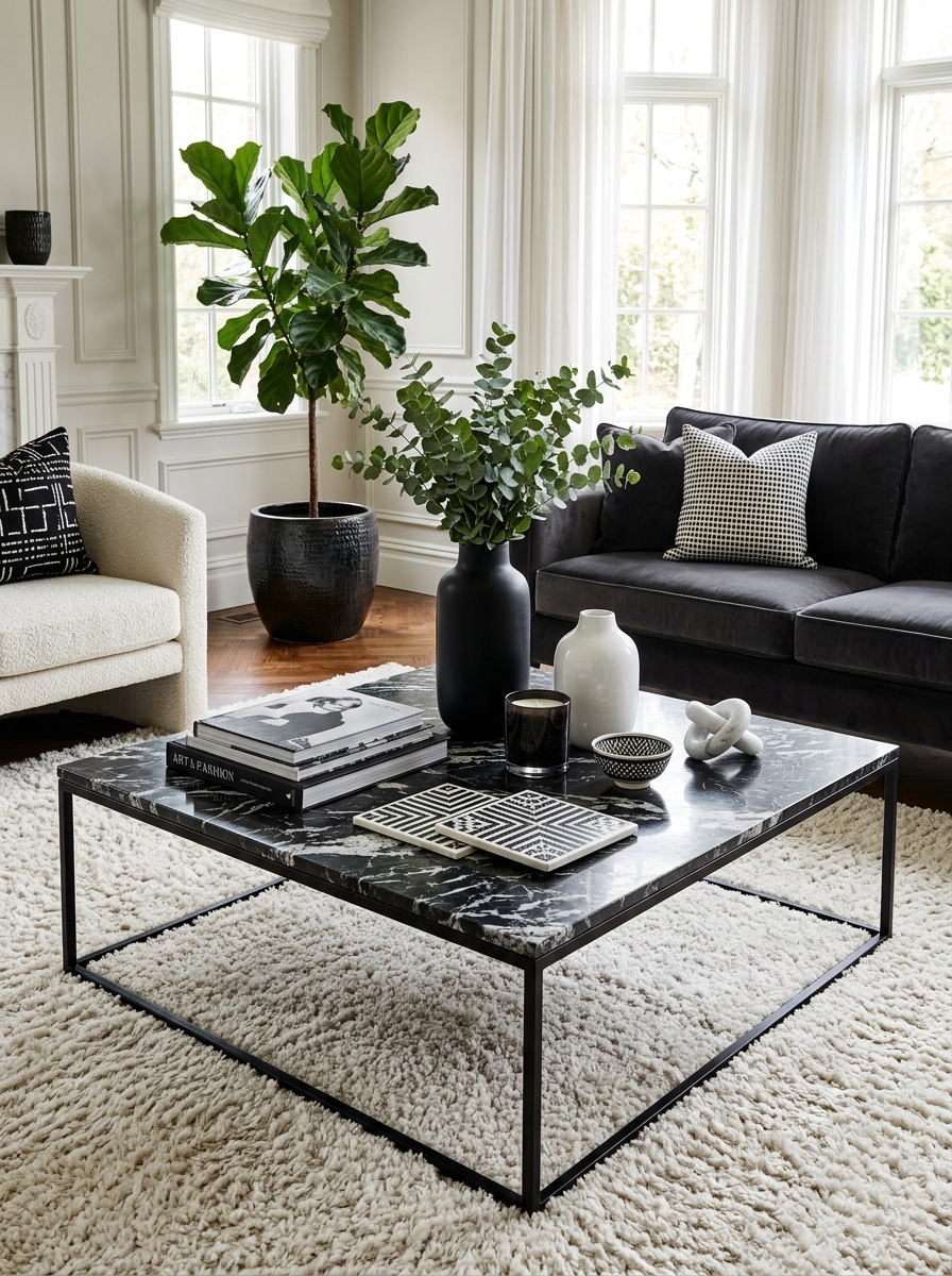 Classic Black and White Sophistication