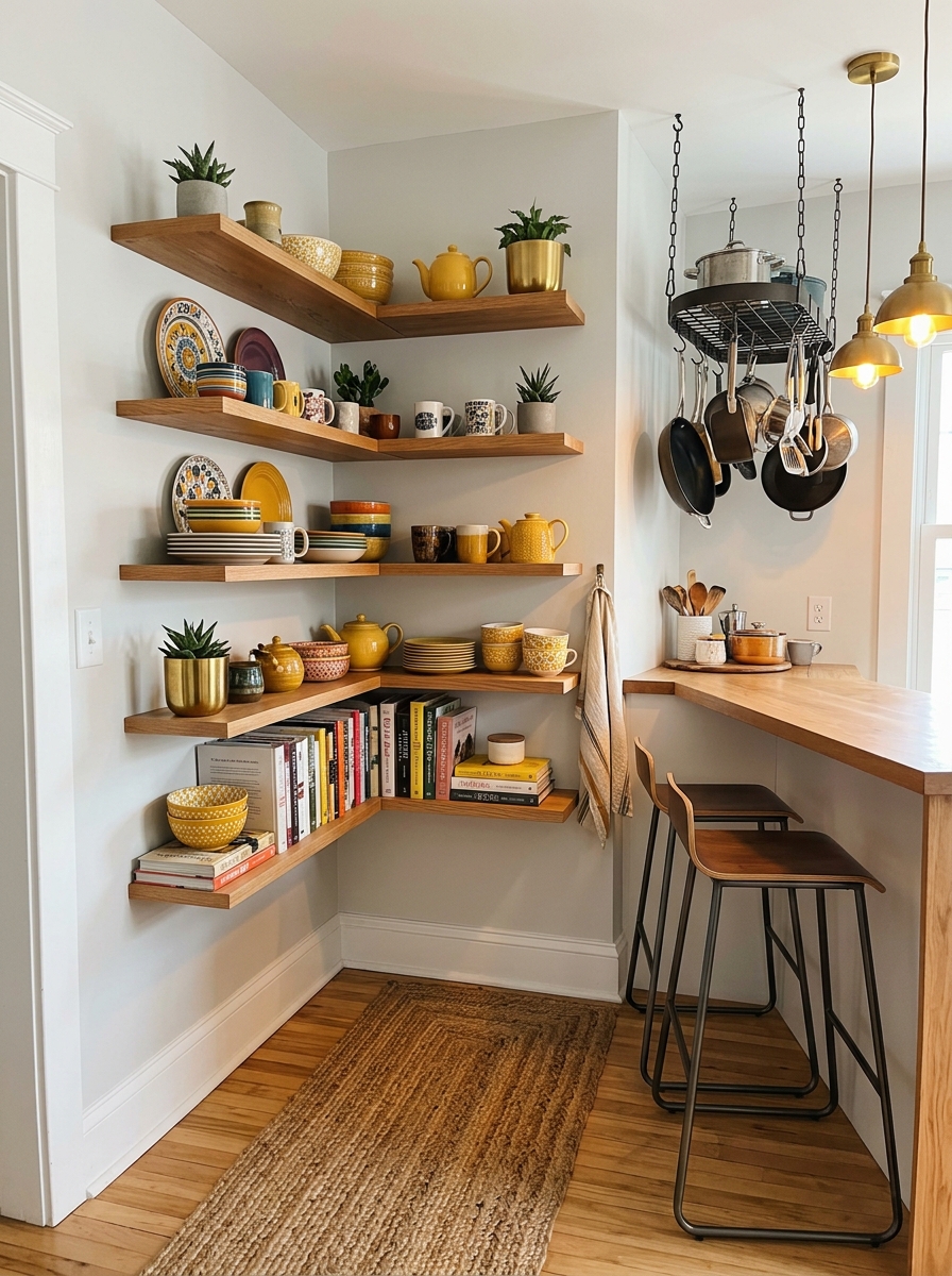 Creative Corner Shelves