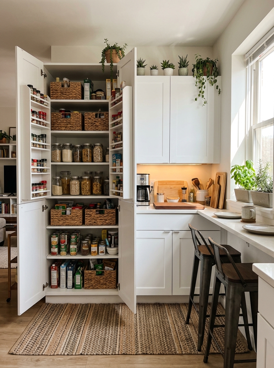 Swing-Out Pantry Doors