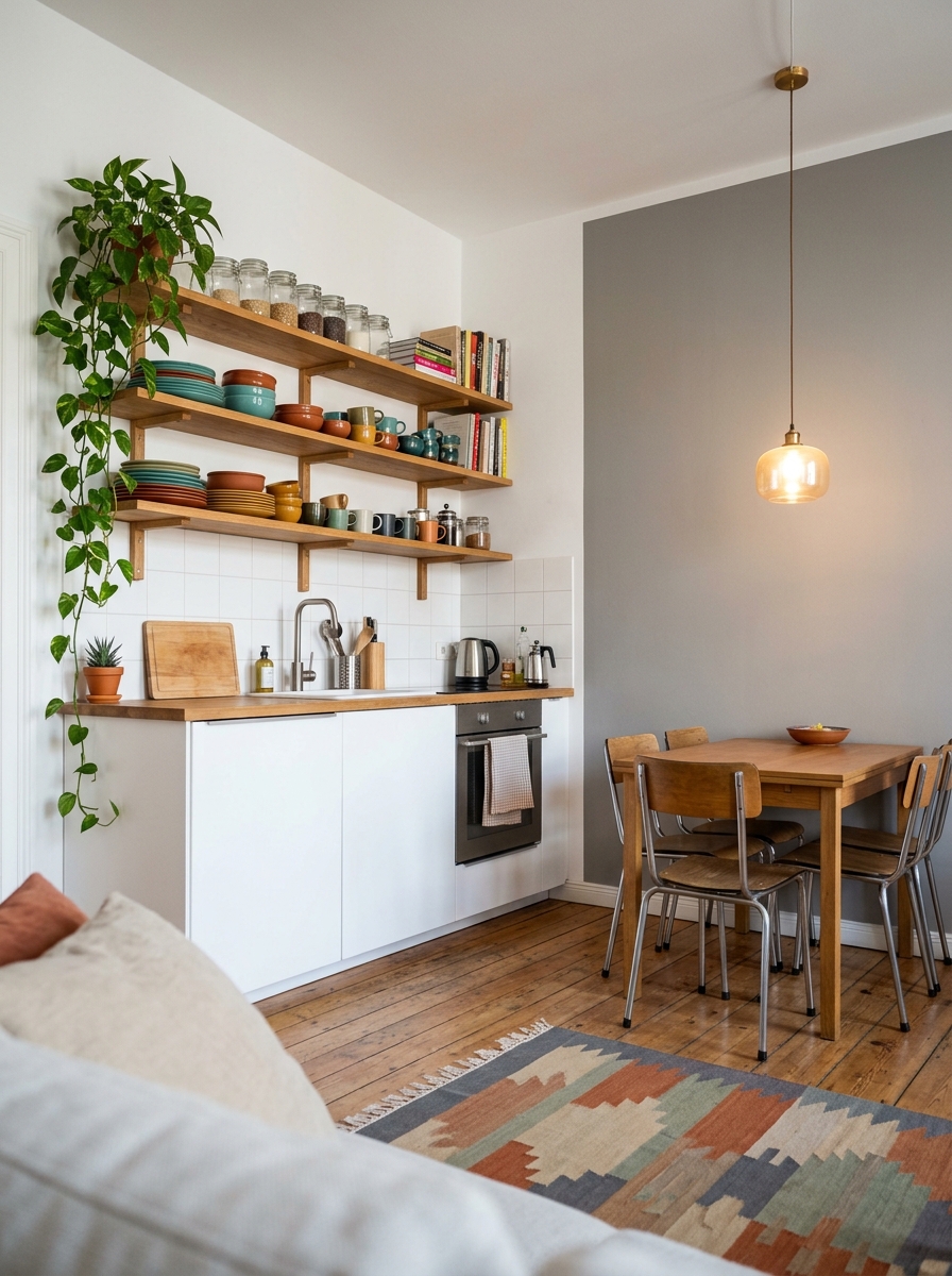 Open Shelving for Easy Access
