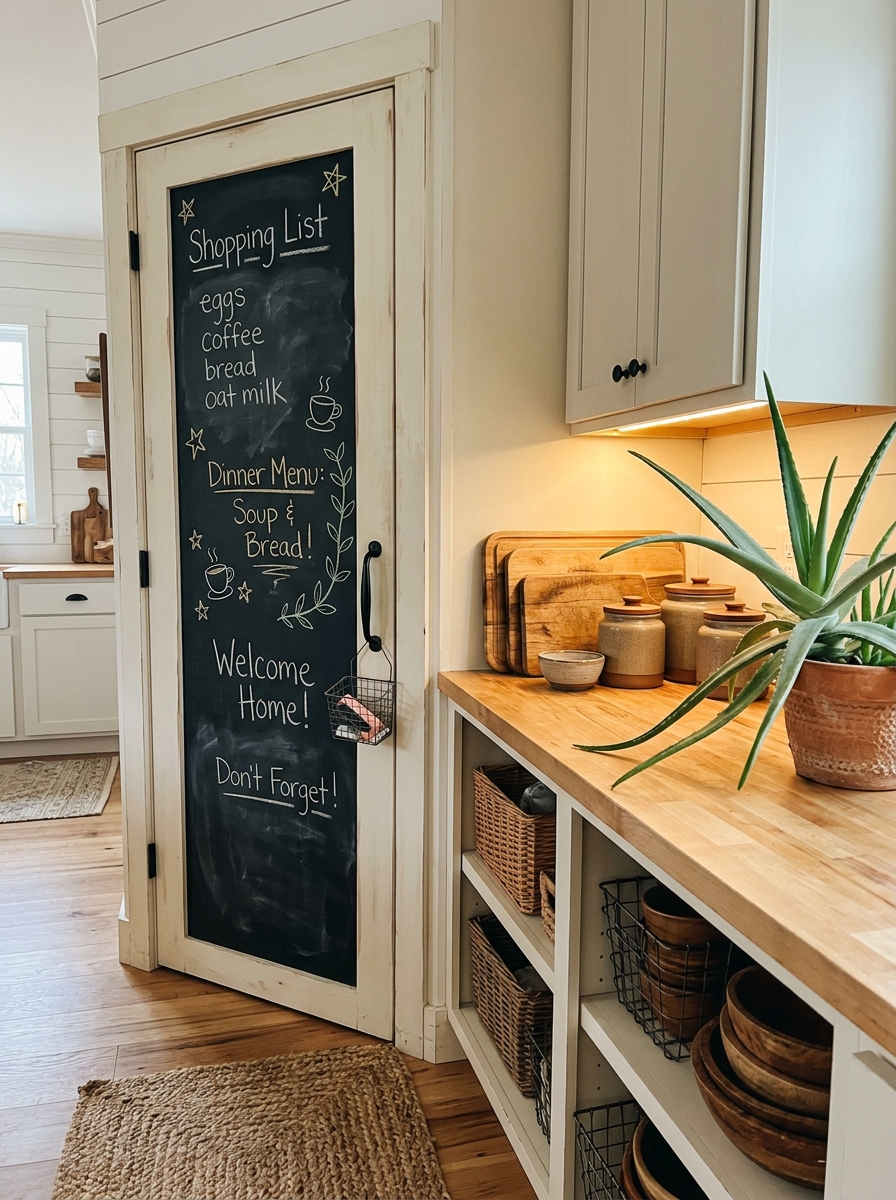 DIY Chalkboard Cupboard