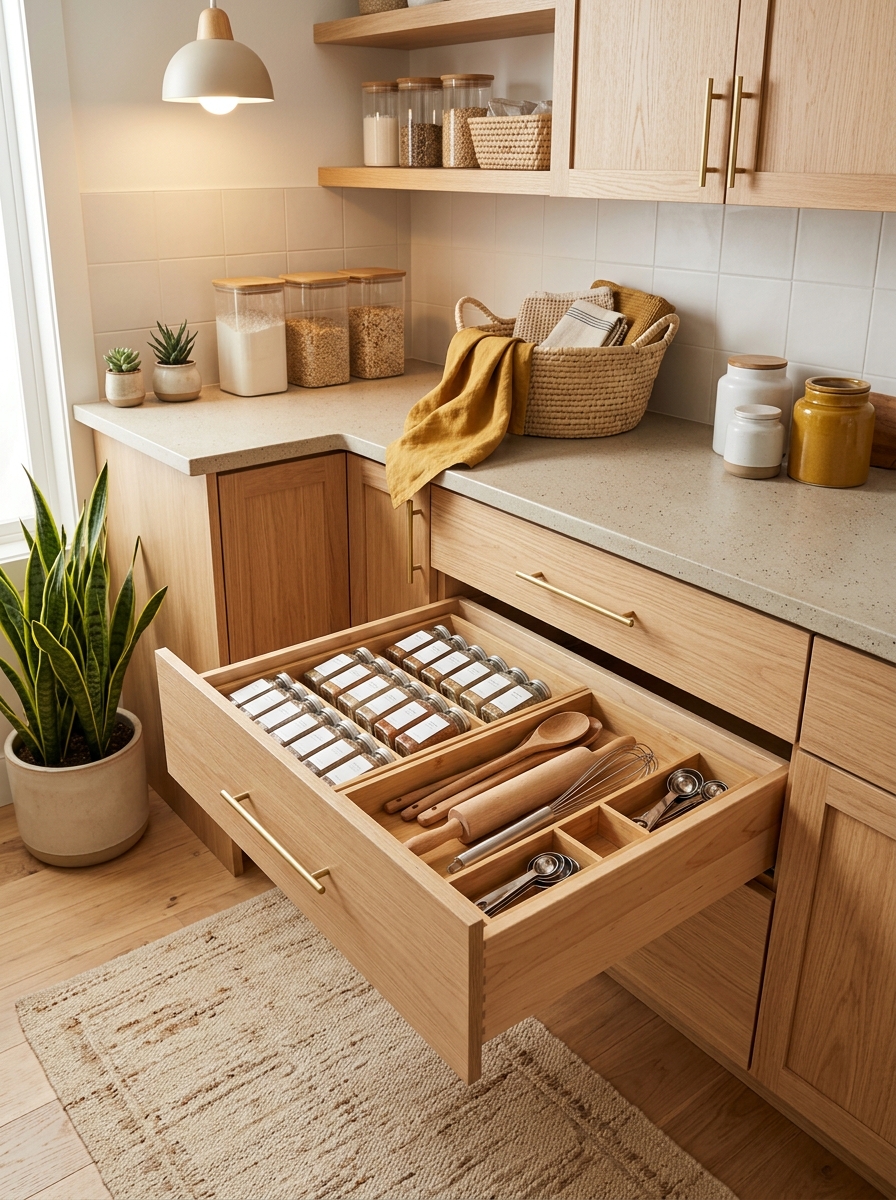 Slide-In Drawer Storage