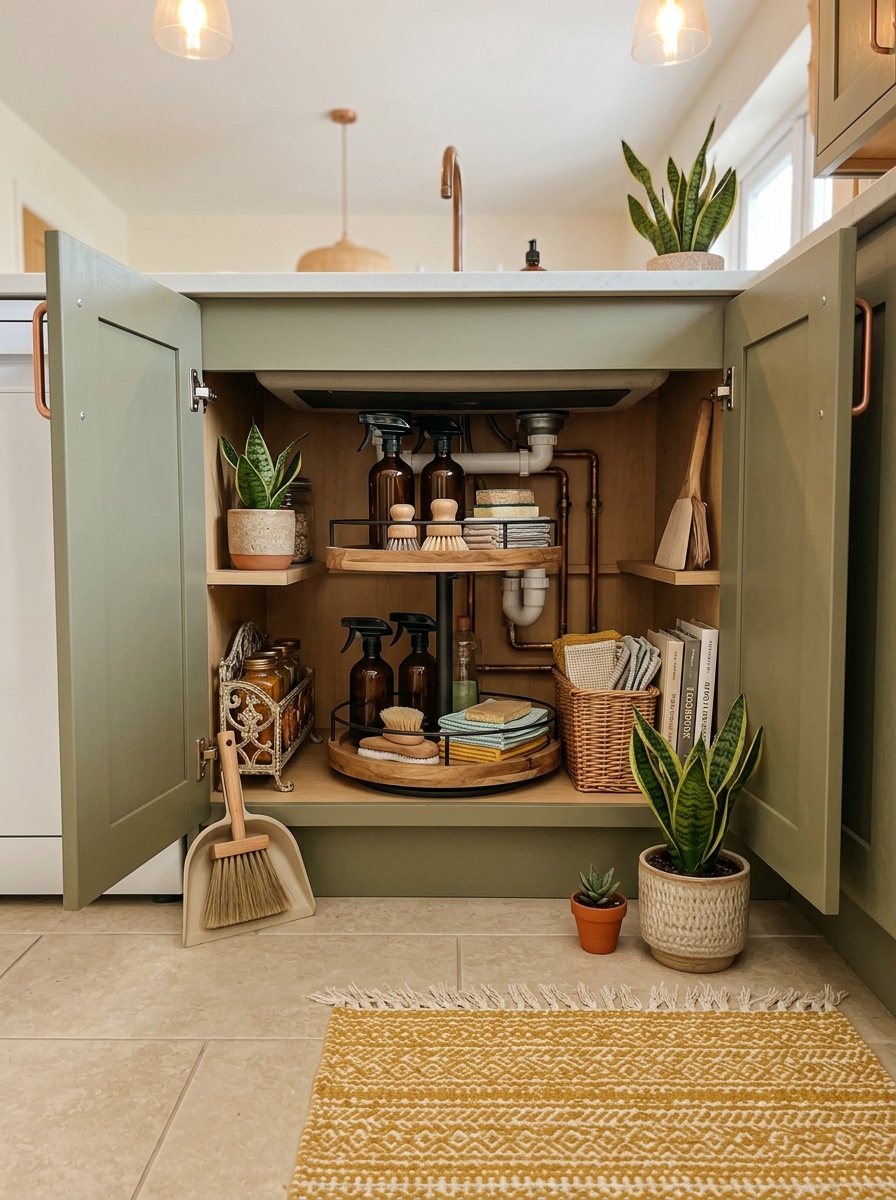 Lazy Susan Under-Sink Storage