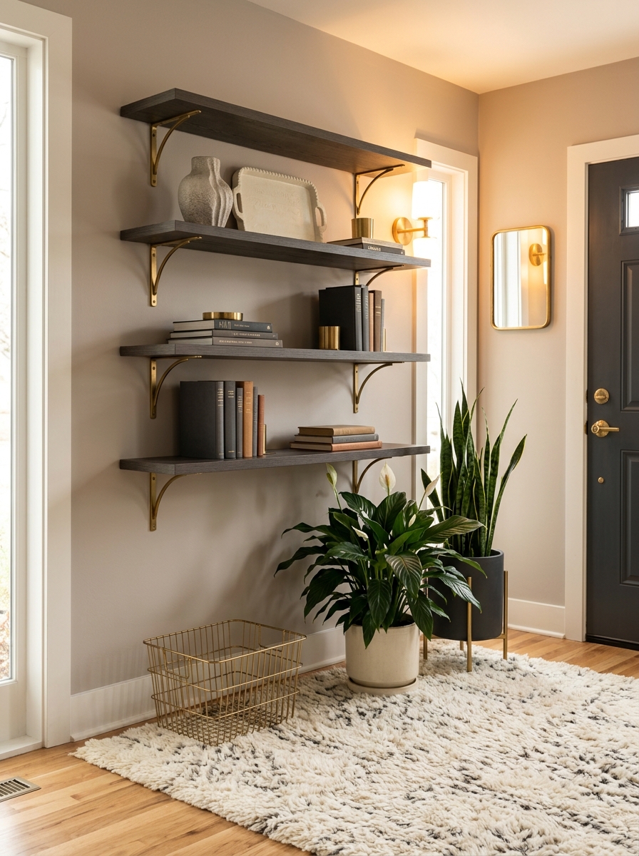Install Open Shelving