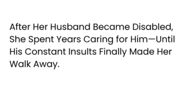 aio for refusing to take care of my husband after an accident that left him disabled