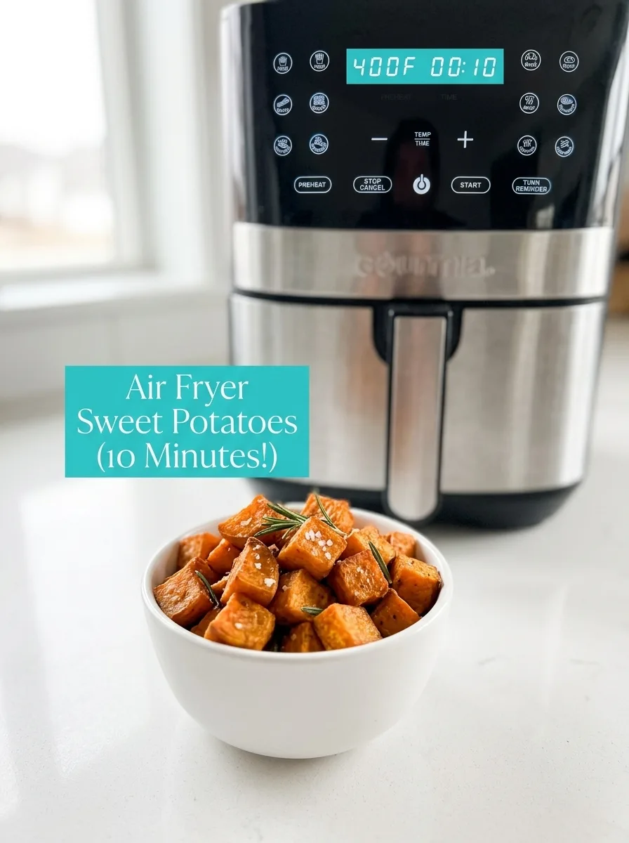 Air Fryer Sweet Potatoes (10 Minutes!) - Crispy & Flavorful