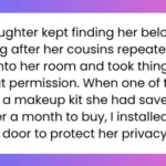 aita for telling my wife the lock on my daughters door does not get removed til my brother inlaw and his daughters are out of our house