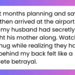 aita for walking out of the airport when i saw my husbands mom standing there with her luggage