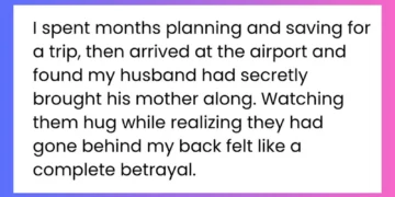 aita for walking out of the airport when i saw my husbands mom standing there with her luggage