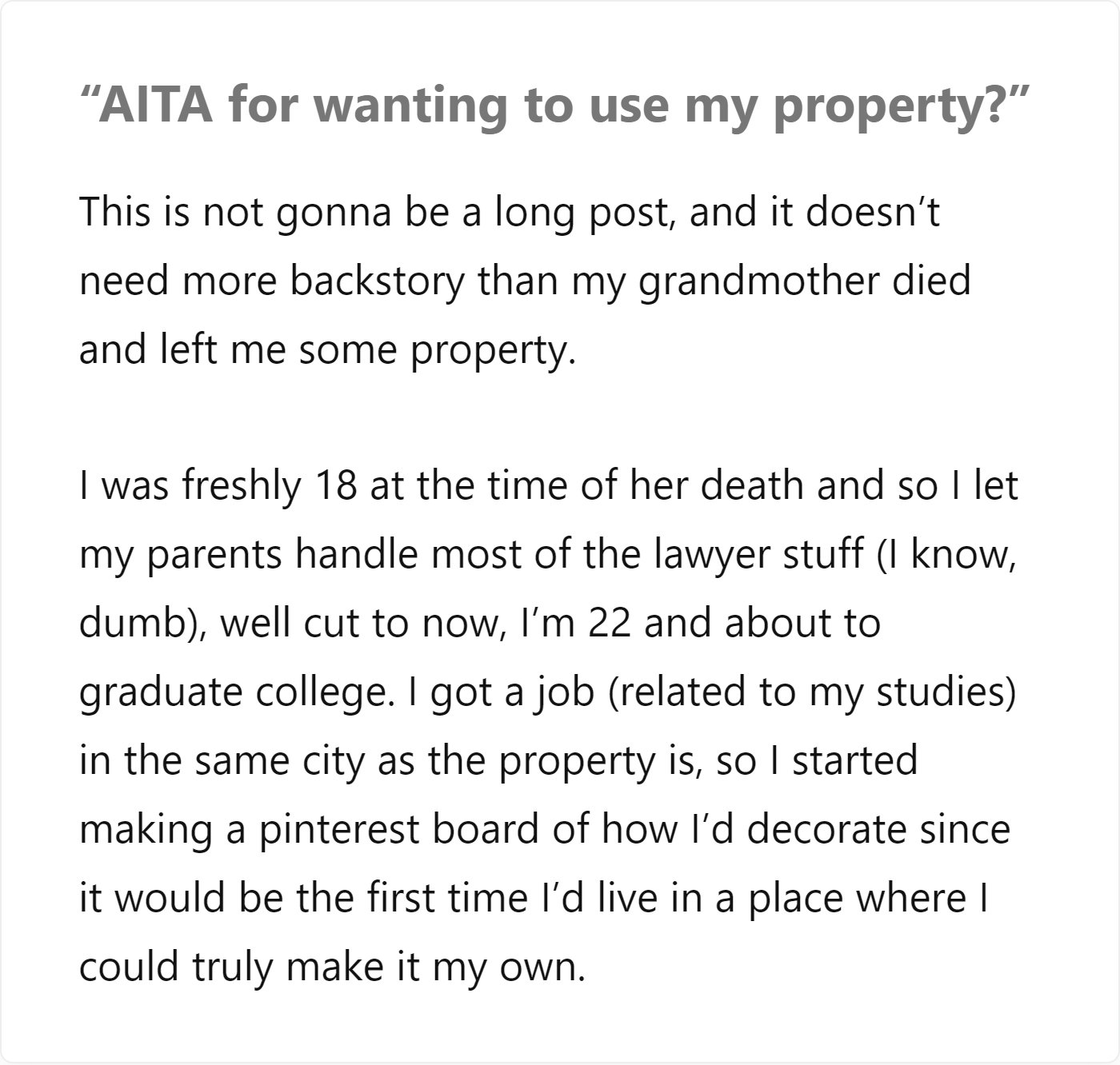 Original Reddit Post Part