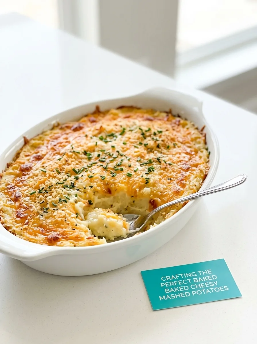 Baked Cheesy Mashed Potatoes for Ultimate Comfort Food