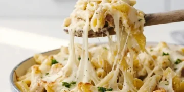 baked chicken alfredo pasta