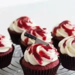 blood red velvet cupcakes