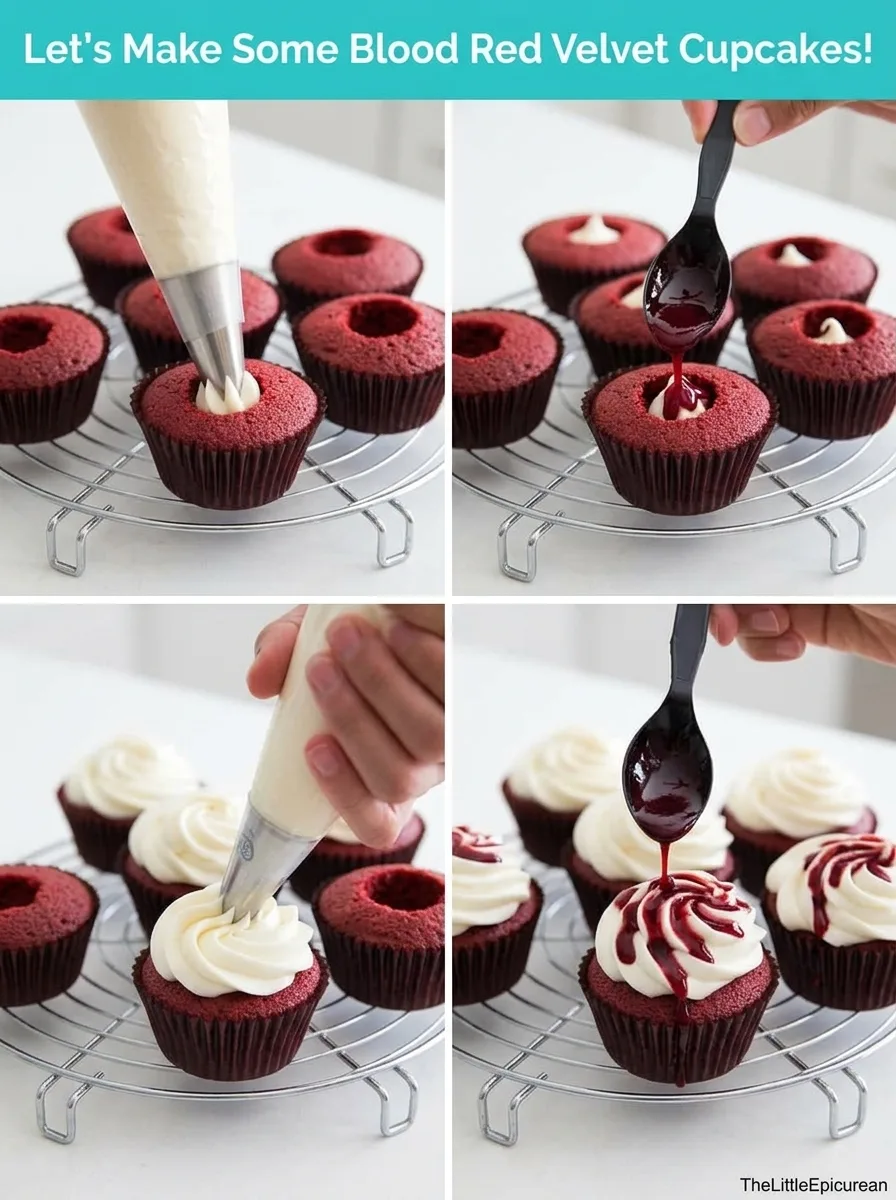 Blood Red Velvet Cupcakes: Enchanting & Delicious Treats