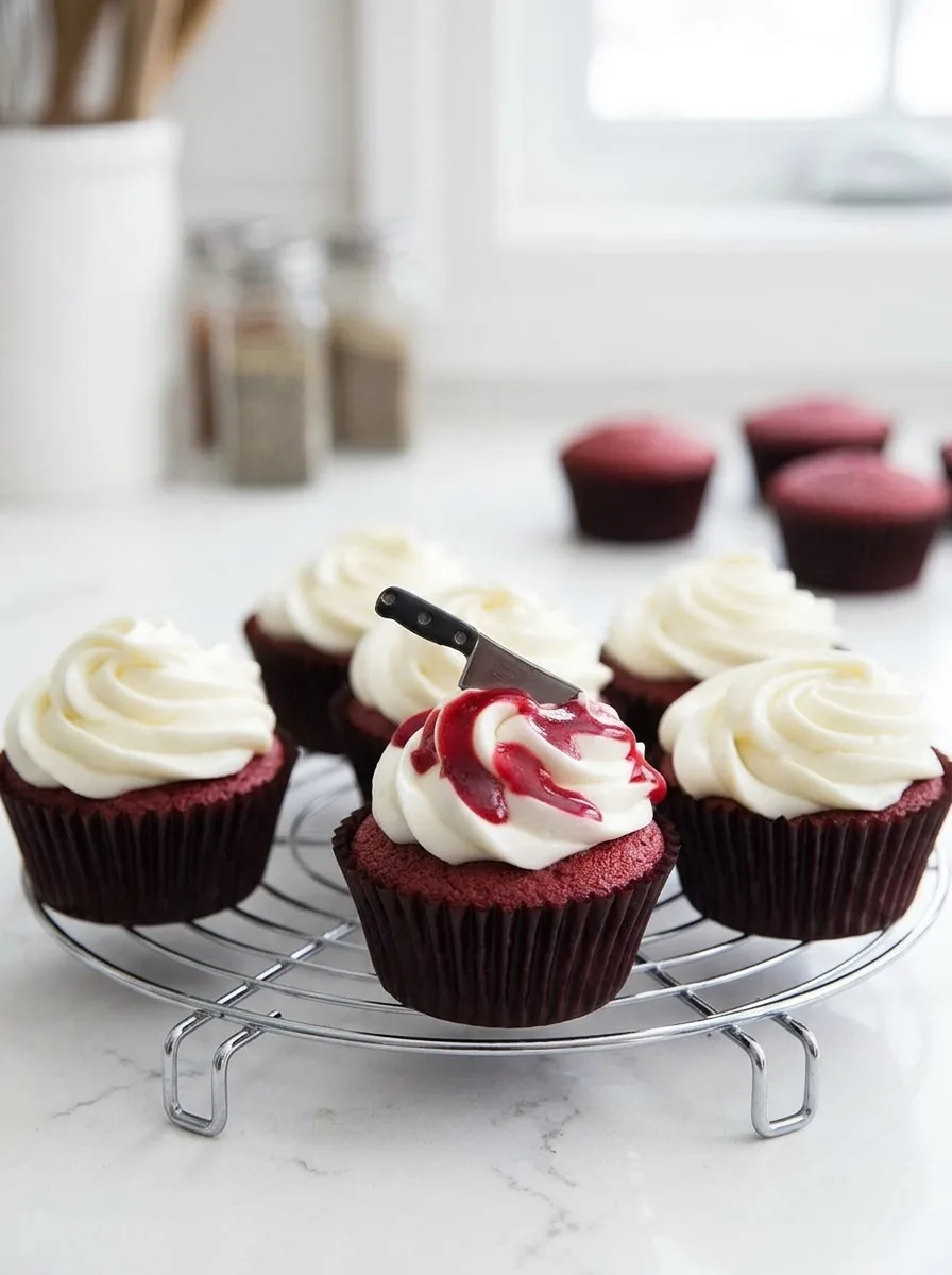 Blood Red Velvet Cupcakes: Enchanting & Delicious Treats