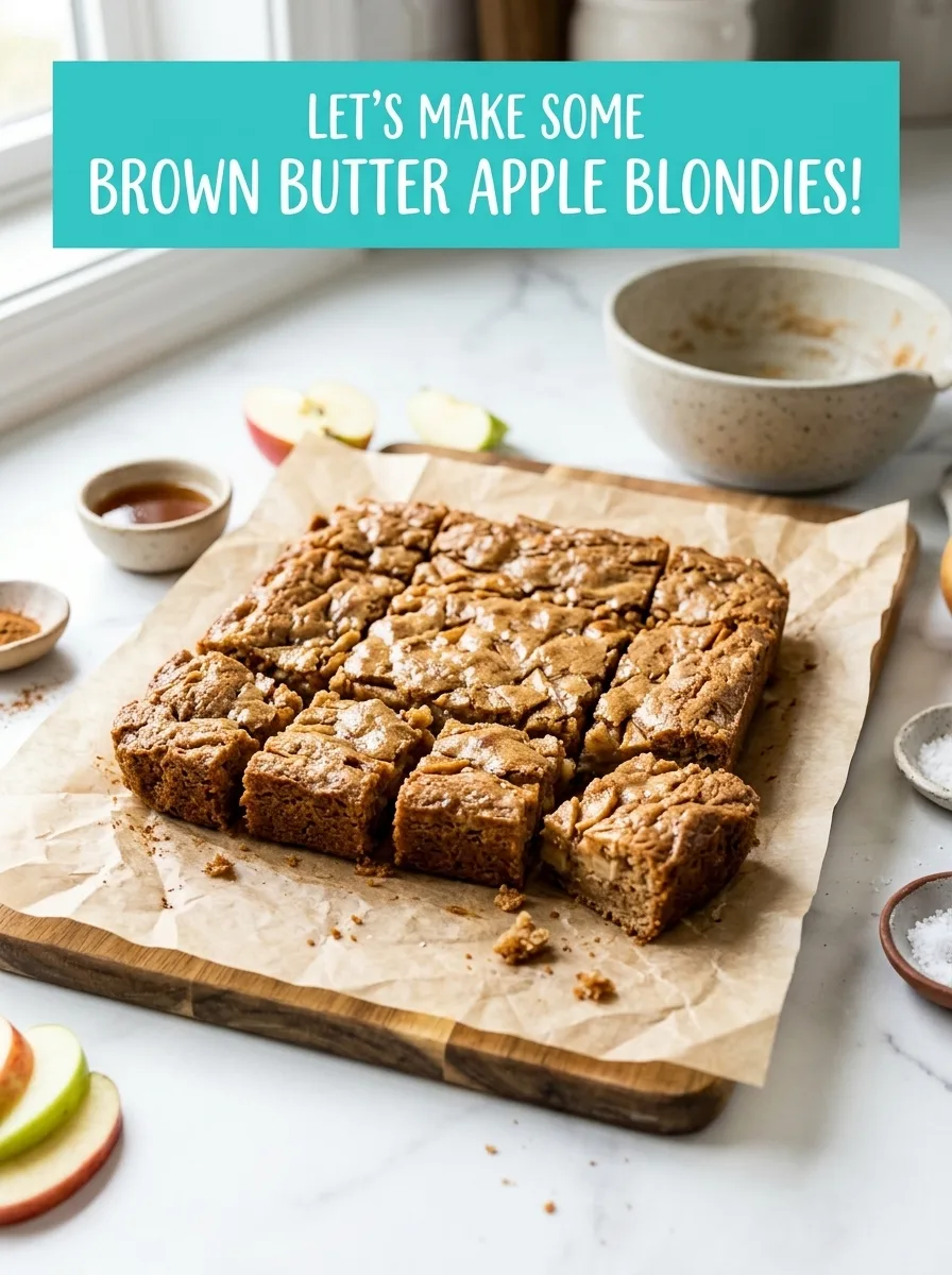 Brown Butter Apple Blondies: Autumn's Sweet Delight