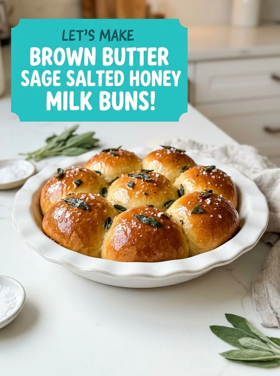 Brown Butter Sage Salted Honey Milk Buns Recipe