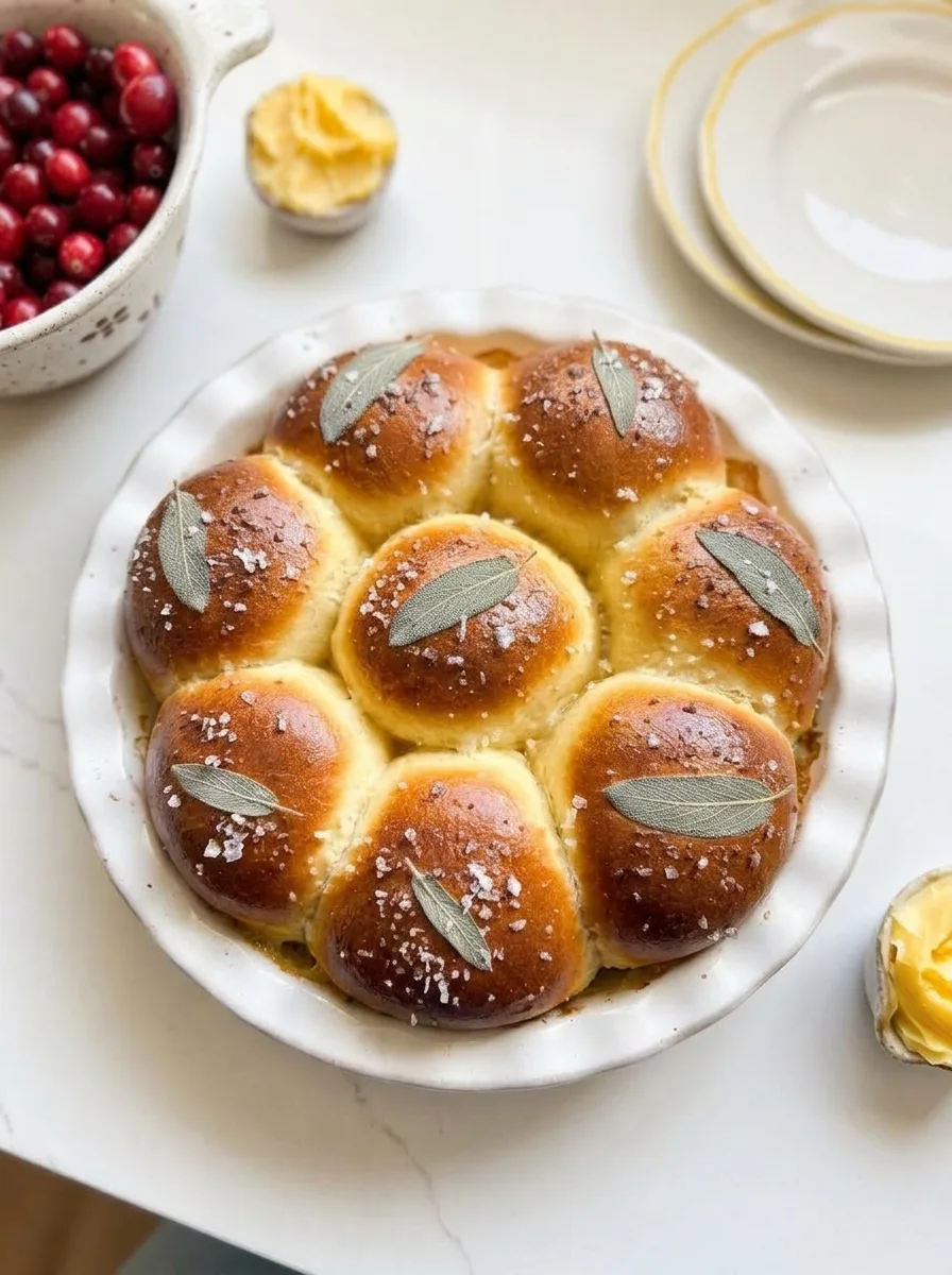 Brown Butter Sage Salted Honey Milk Buns Recipe