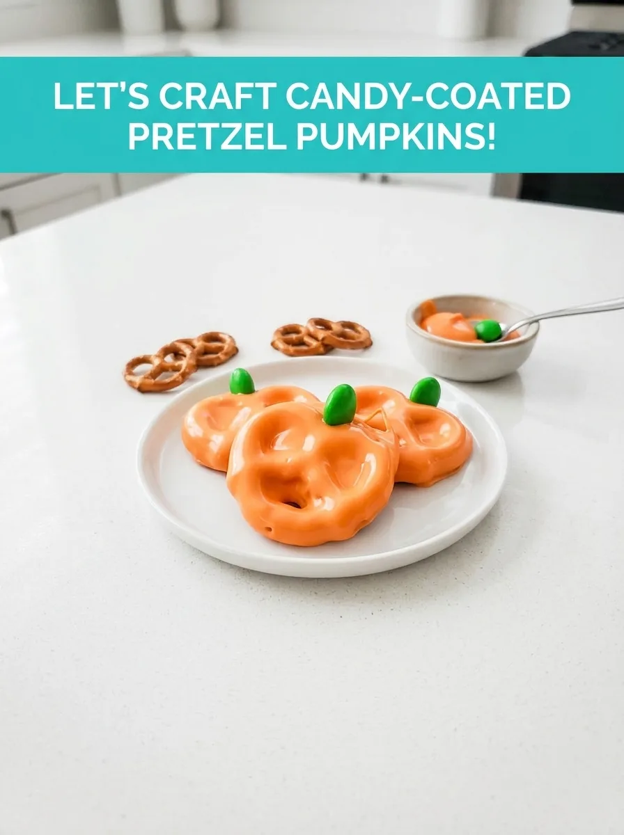 Candy-Coated Pretzel Pumpkins: A Festive Treat
