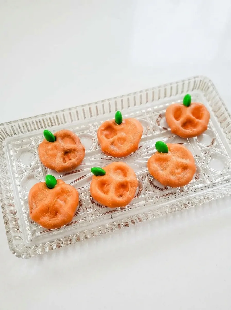 Candy-Coated Pretzel Pumpkins: A Festive Treat