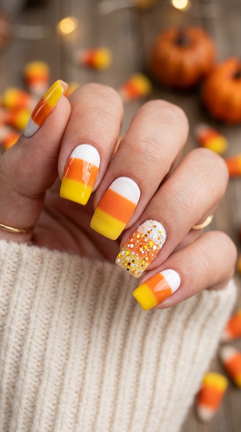 Layered Candy Corn Bliss
