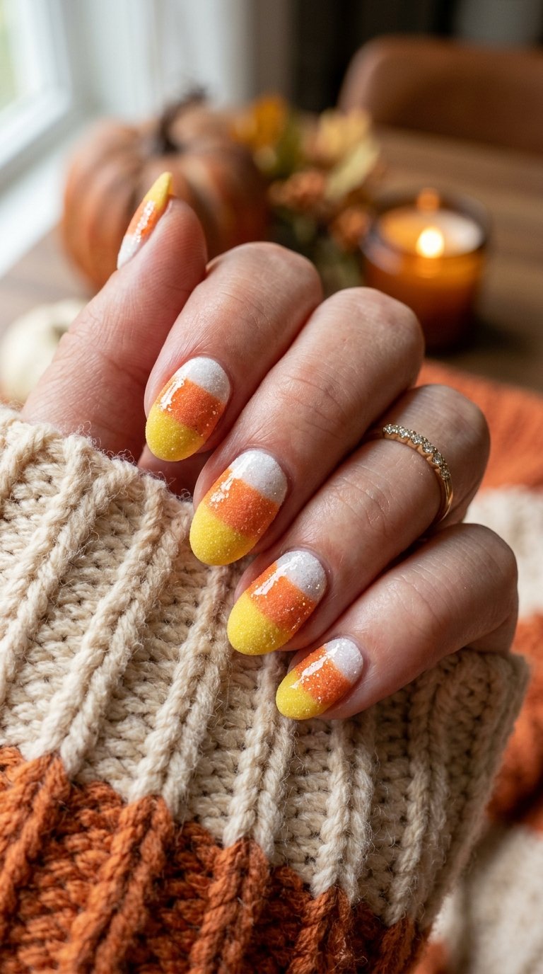 Textured Candy Corn
