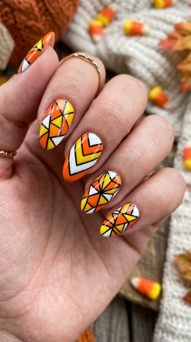 Geometric Candy Corn Fancy