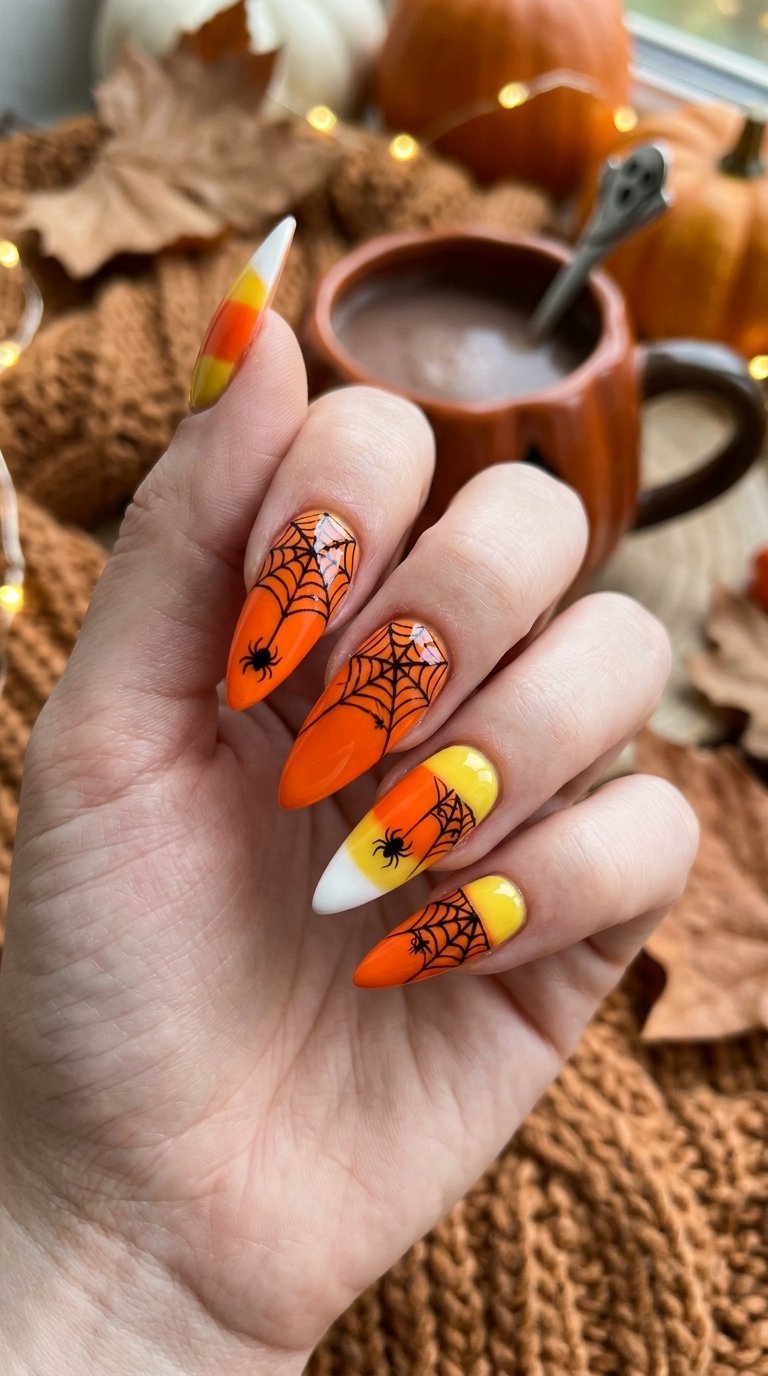 Candy Corn Tips with a Twist