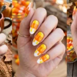 candy corn nails 15 sweet halloween designs that go viral every year