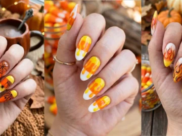 candy corn nails 15 sweet halloween designs that go viral every year