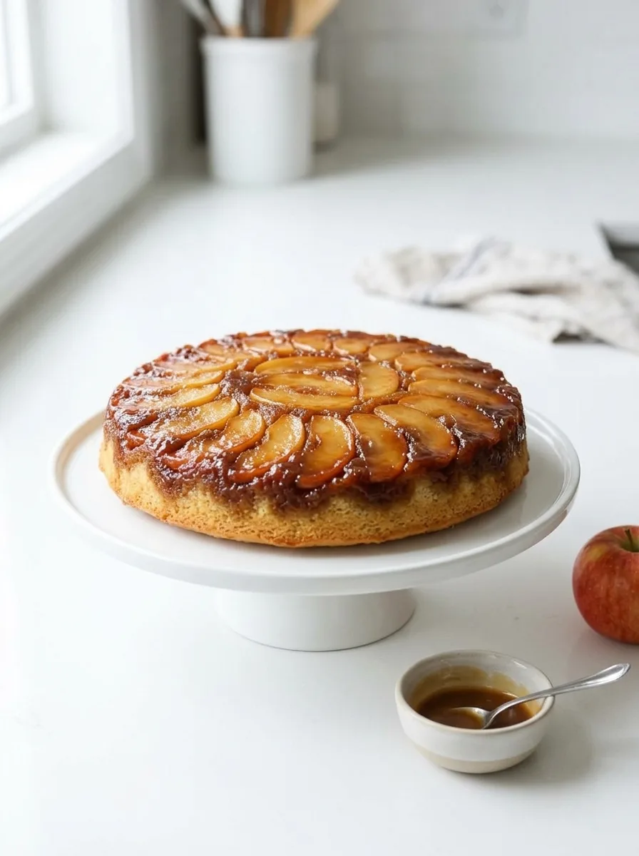Caramel Apple Upside-Down Cake: A Cozy Autumn Delight