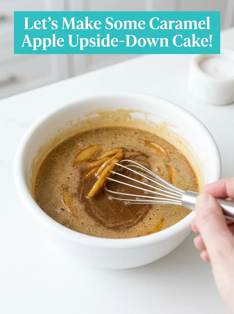 Caramel Apple Upside-Down Cake: A Cozy Autumn Delight
